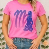 Virgo Girl Zodiac Sign Women's T-Shirt thumb 2