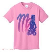 Virgo Girl Zodiac Sign Kids T-Shirt thumb 0