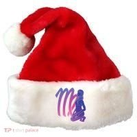 Virgo Girl Zodiac Sign Santa Hat thumb 0