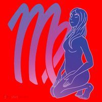 Virgo Girl Zodiac Sign Santa Hat thumb 1