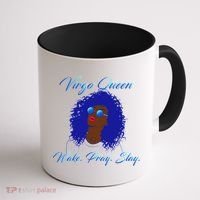 Virgo Queen Wake Pray Slay Coffee Mug thumb 1