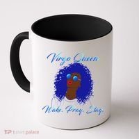 Virgo Queen Wake Pray Slay Coffee Mug thumb 0