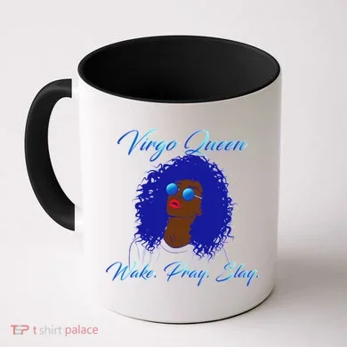 Virgo Queen Wake Pray Slay Coffee Mug