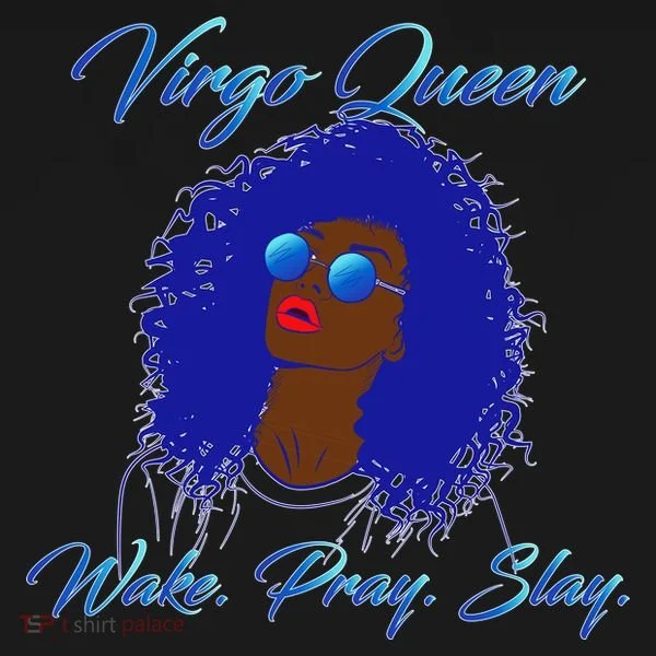 Virgo Queen Wake Pray Slay Women's Hoodie