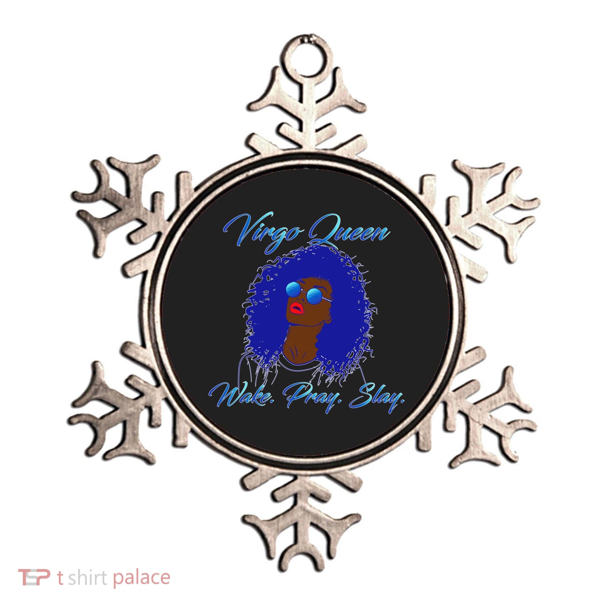 Virgo Queen Wake Pray Slay Ornament