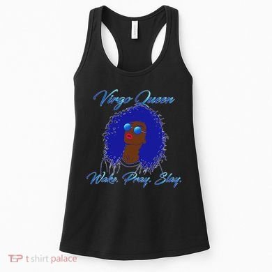 Virgo Queen Wake Pray Slay Women's Tank Top