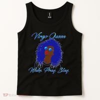 Virgo Queen Wake Pray Slay Tank Top thumb 2