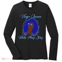 Virgo Queen Wake Pray Slay Women's Long Sleeve Shirt thumb 0