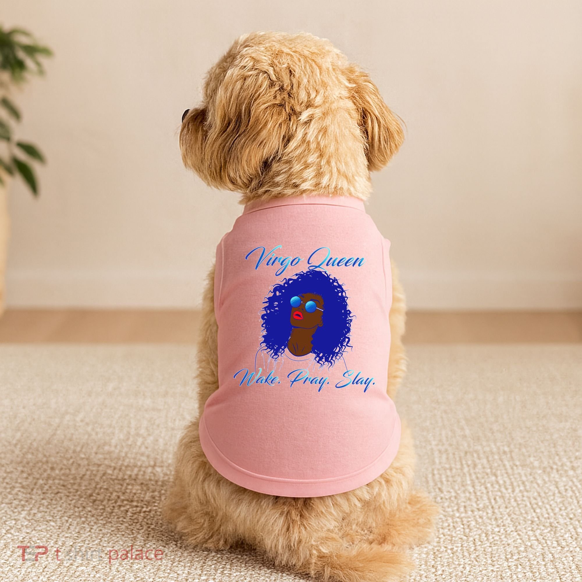 Virgo Queen Wake Pray Slay Doggie Tank