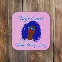 Virgo Queen Wake Pray Slay Coaster thumb 0