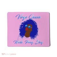 Virgo Queen Wake Pray Slay Mousepad thumb 0