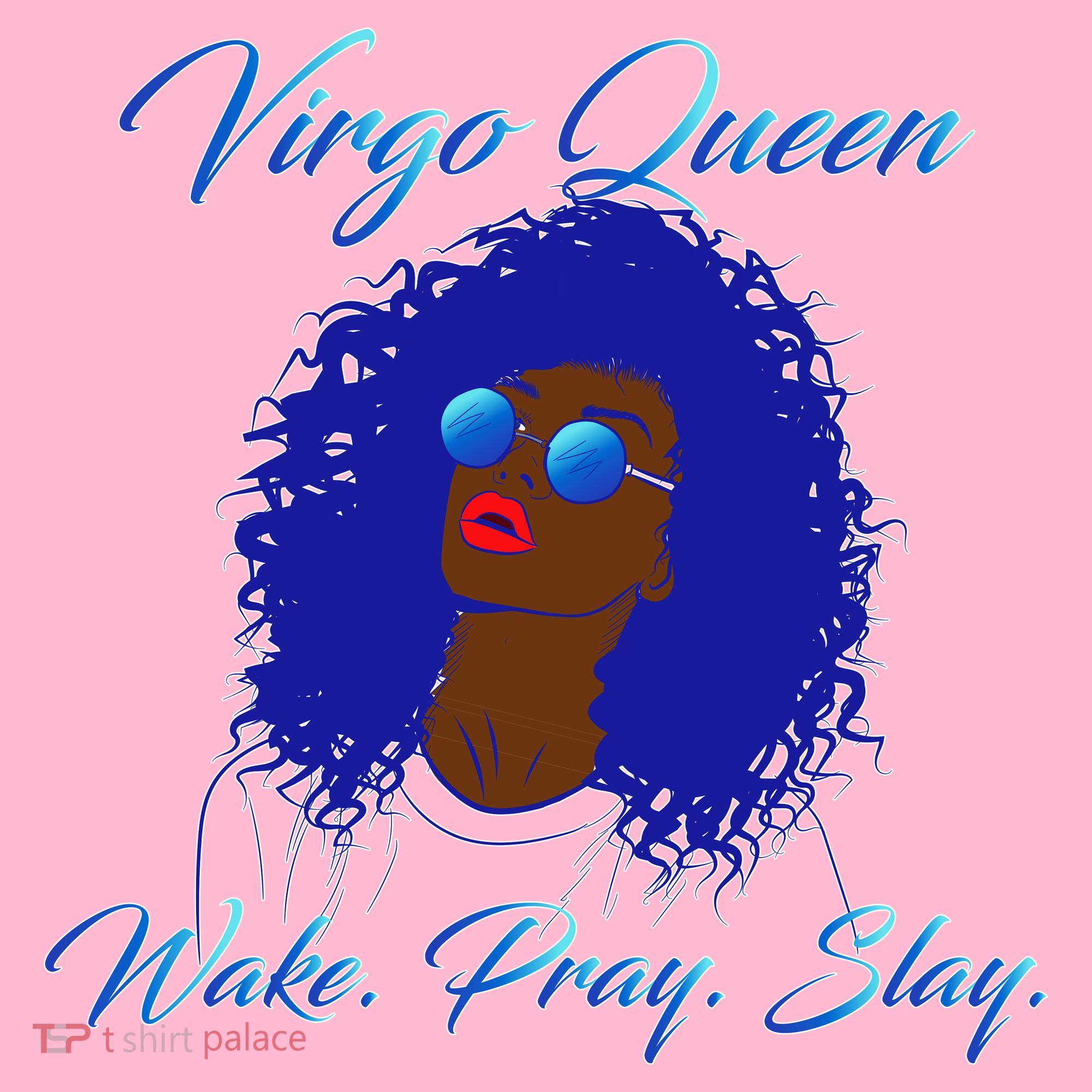 Virgo Queen Wake Pray Slay Mousepad