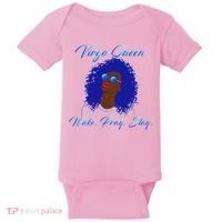 Virgo Queen Wake Pray Slay Baby Bodysuit thumb 0