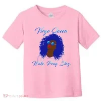 Virgo Queen Wake Pray Slay Toddler T-Shirt thumb 0