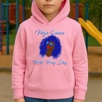 Virgo Queen Wake Pray Slay Kids Hoodie thumb 2