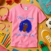 Virgo Queen Wake Pray Slay Kids T-Shirt thumb 3
