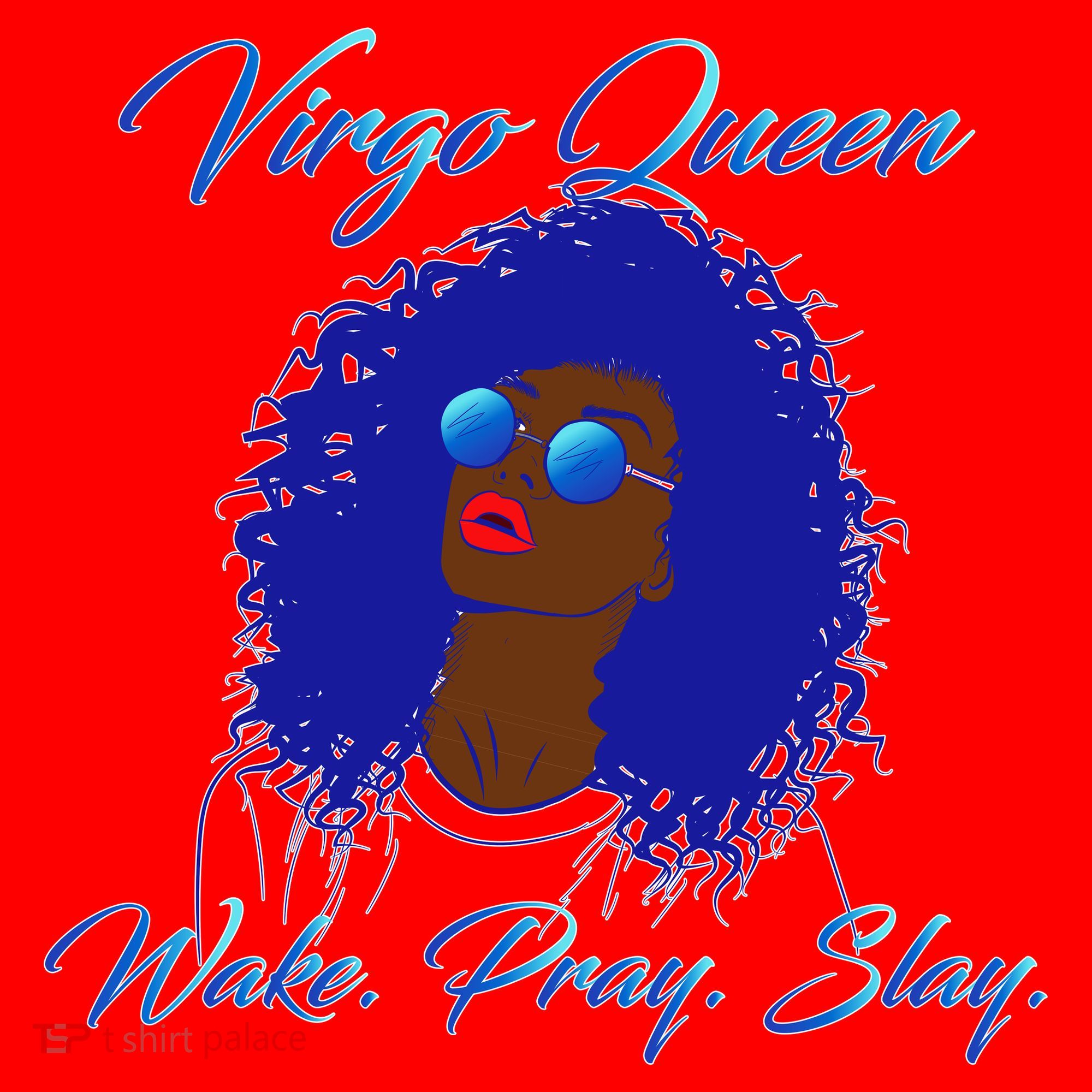 Virgo Queen Wake Pray Slay Santa Hat