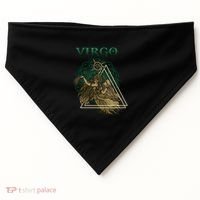 Virgo stylized design USA-Made Doggie Bandana thumb 0