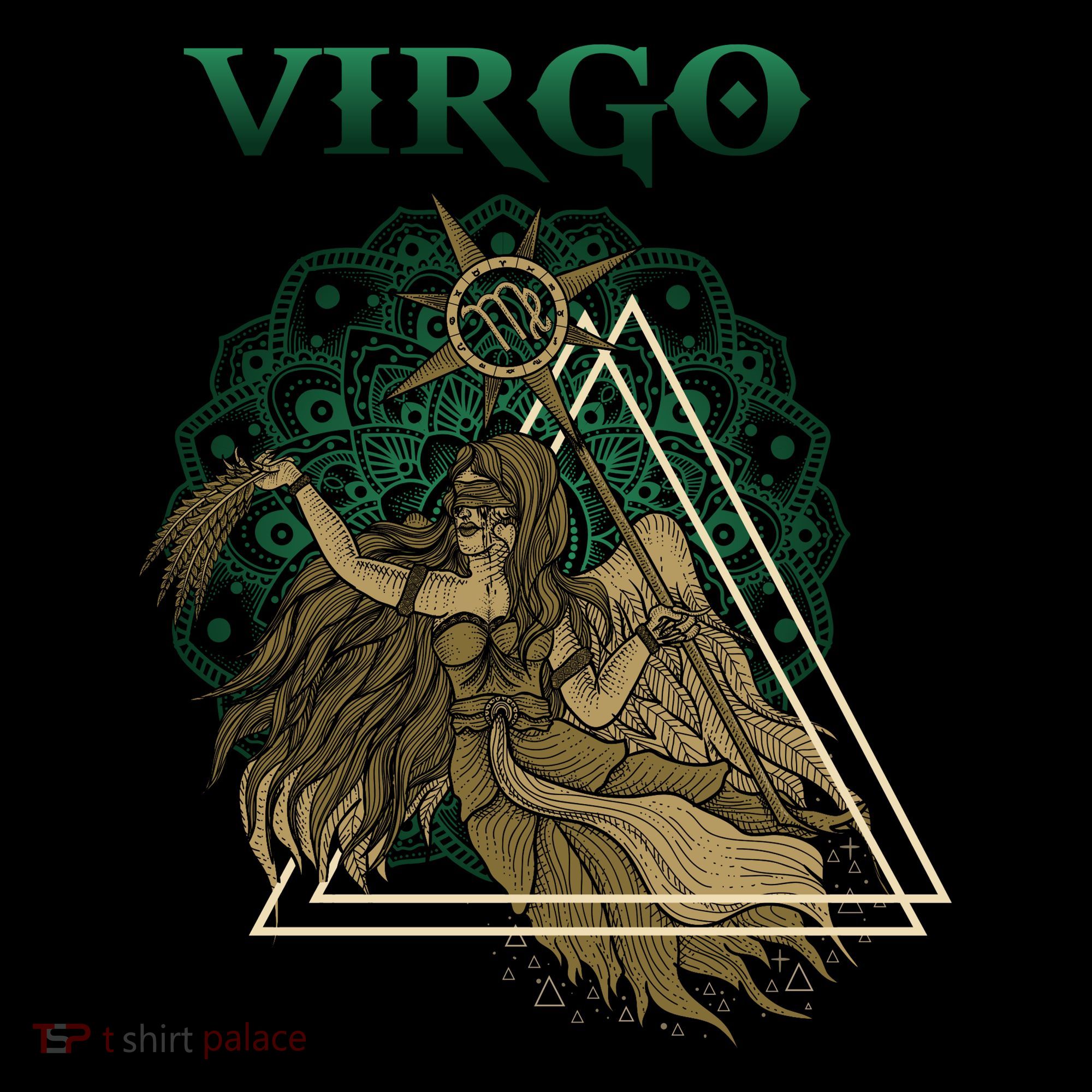 Virgo stylized design Women's Hoodie