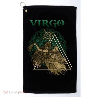 Virgo stylized design Golf Towel