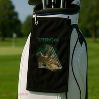 Virgo stylized design Golf Towel thumb 2