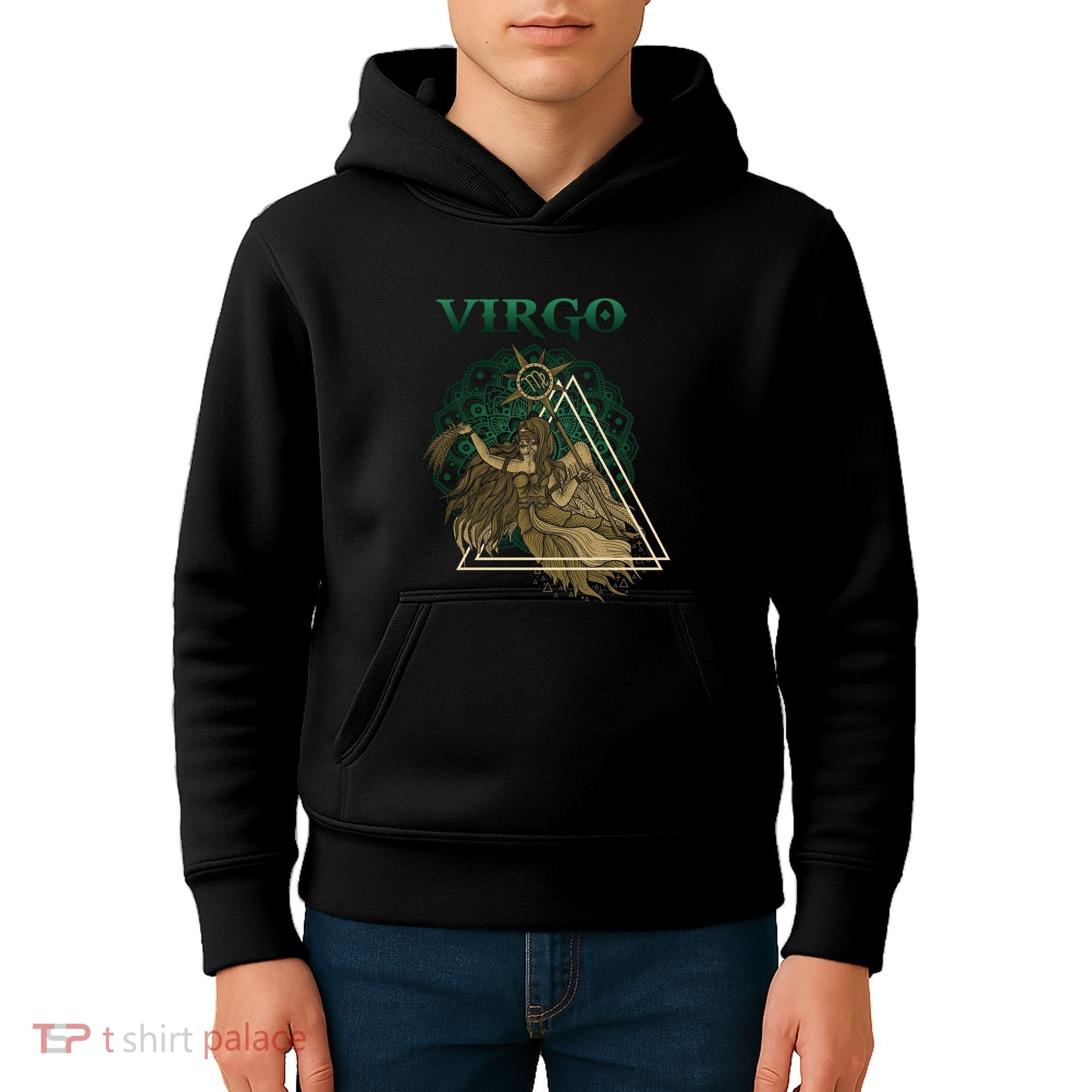 Virgo stylized design Kids Hoodie