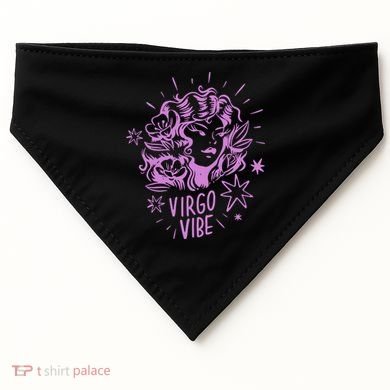 Virgo Vibe Zodiac USA-Made Doggie Bandana