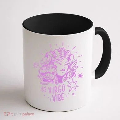 Virgo Vibe Zodiac Coffee Mug back