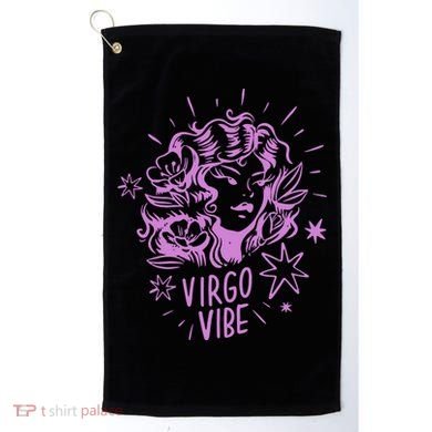 Virgo Vibe Zodiac Golf Towel