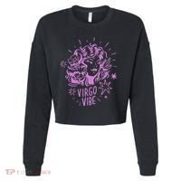 Virgo Vibe Zodiac Cropped Pullover Crew thumb 0