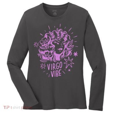 Virgo Vibe Zodiac Women's Long Sleeve Shirt
