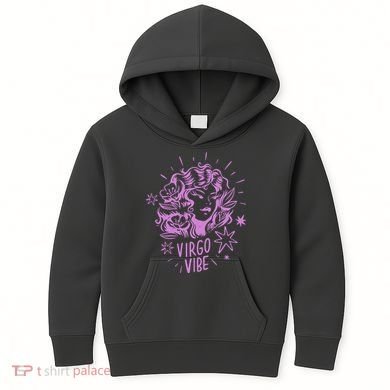 Virgo Vibe Zodiac Kids Hoodie