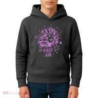 Virgo Vibe Zodiac Kids Hoodie thumb 4