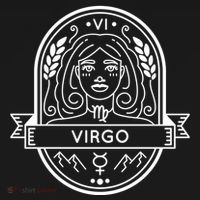 Virgo Zodiac Symbol Design Backpack thumb 2