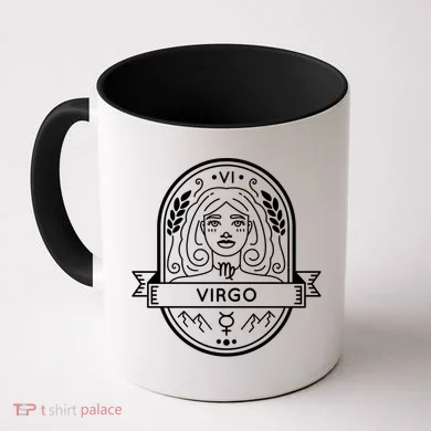 Virgo Zodiac Symbol Design Coffee Mug