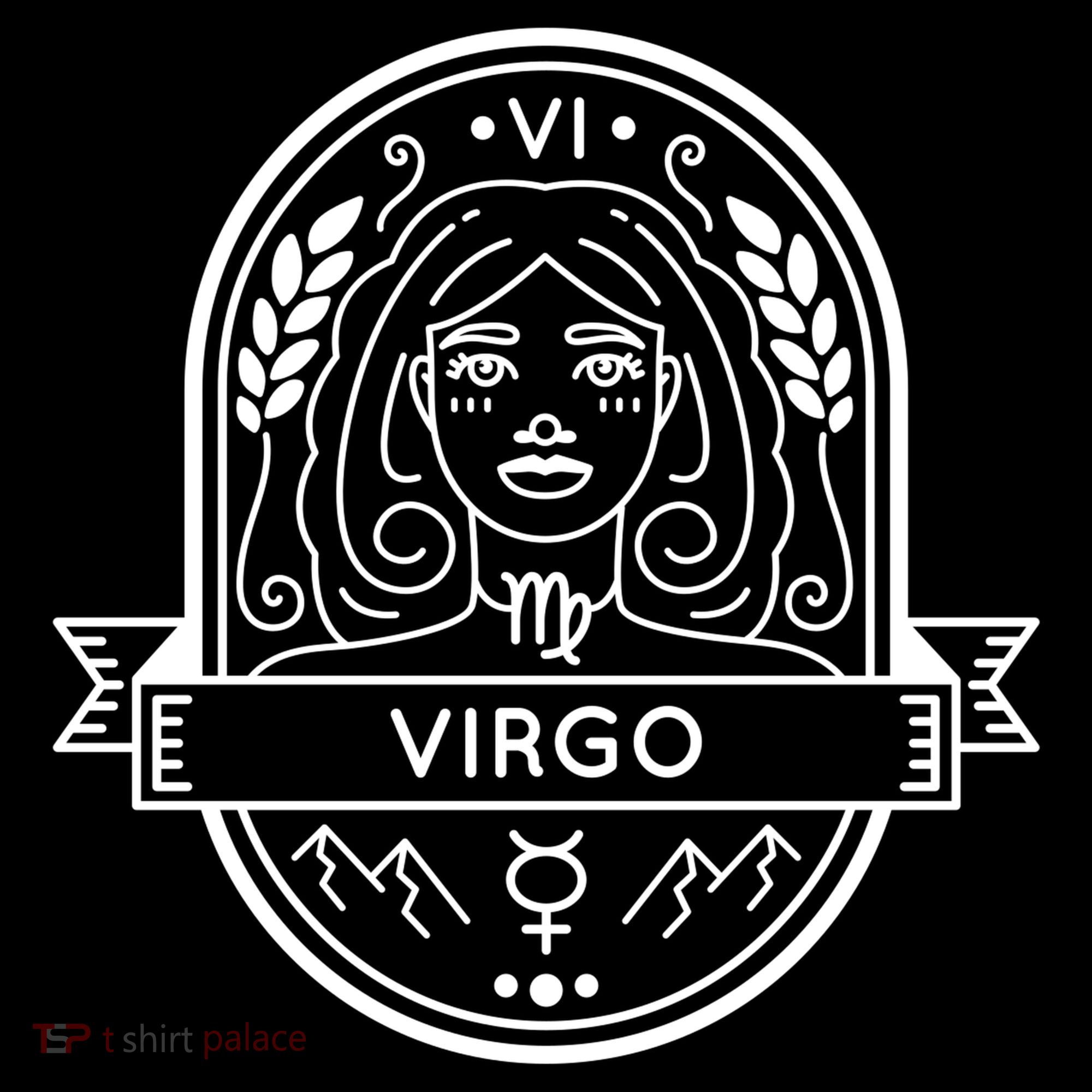 Virgo Zodiac Symbol Design Ornament