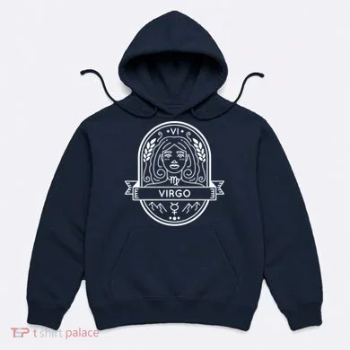 Virgo Zodiac Symbol Design Hoodie
