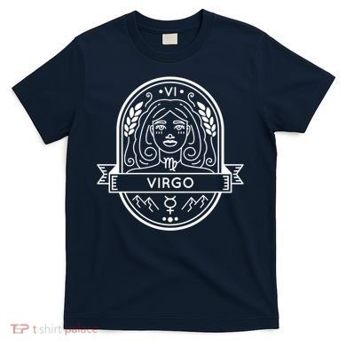 Virgo Zodiac Symbol Design T-Shirt
