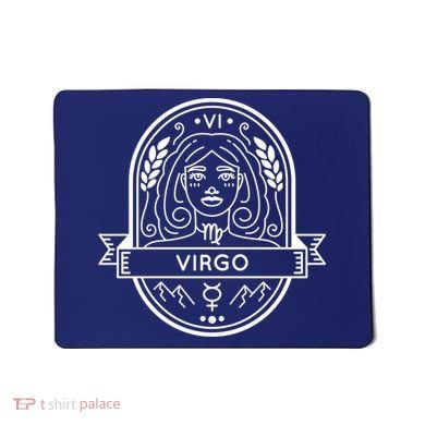 Virgo Zodiac Symbol Design Mousepad