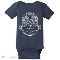 Virgo Zodiac Symbol Design Baby Bodysuit thumb 0
