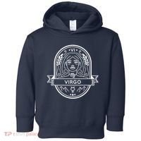 Virgo Zodiac Symbol Design Toddler Hoodie thumb 0