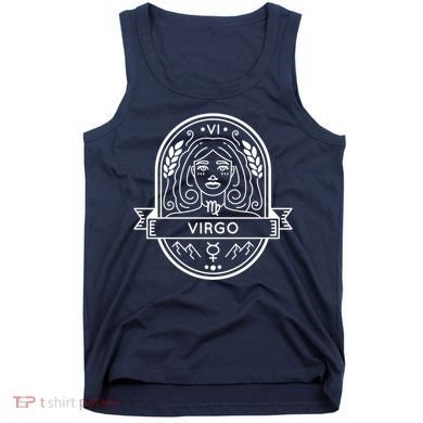 Virgo Zodiac Symbol Design Tank Top
