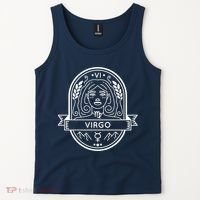 Virgo Zodiac Symbol Design Tank Top thumb 2