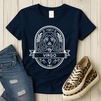 Virgo Zodiac Symbol Design Women's T-Shirt thumb 3