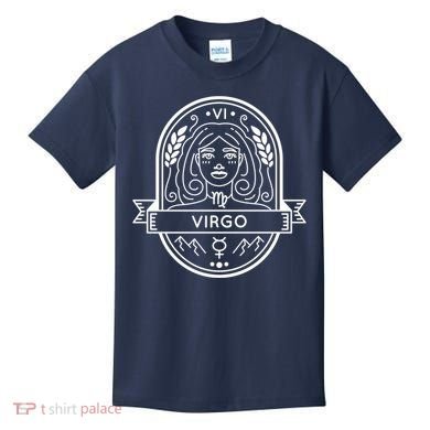 Virgo Zodiac Symbol Design Kids T-Shirt