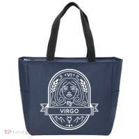 Virgo Zodiac Symbol Design Tote Bag thumb 0