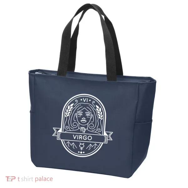 Virgo Zodiac Symbol Design Tote Bag