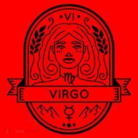 Virgo Zodiac Symbol Design Santa Hat thumb 1