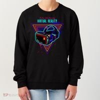 Virtual Reality Neon Women's Sweatshirt thumb 0