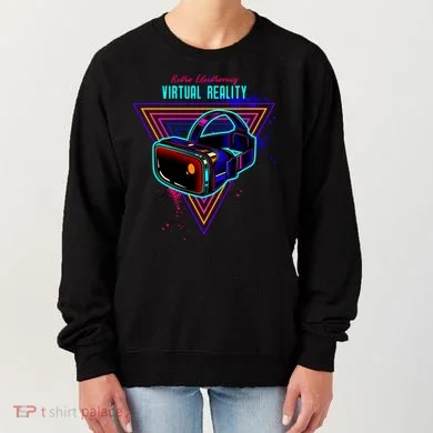 Virtual Reality Neon Women's Sweatshirt